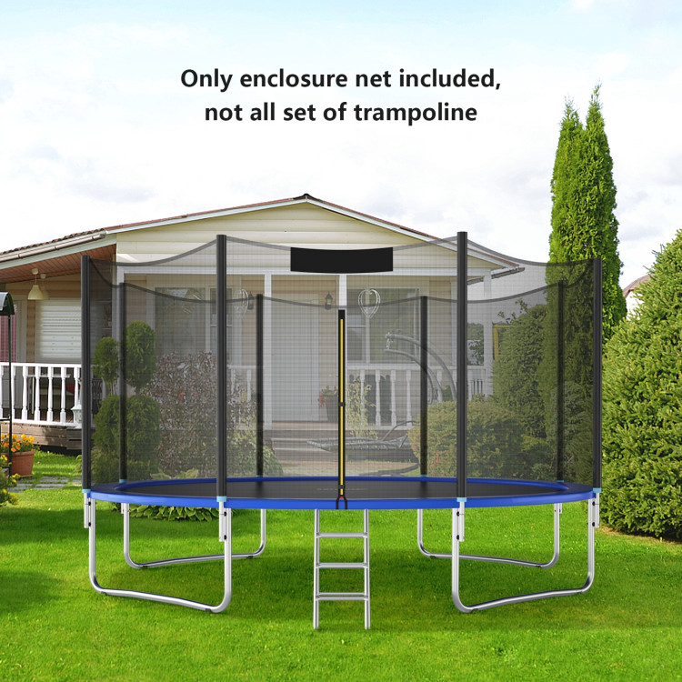 Trampoline Safety Replacement Protection Enclosure Net-8 ftCostway Gallery View 8 of 9