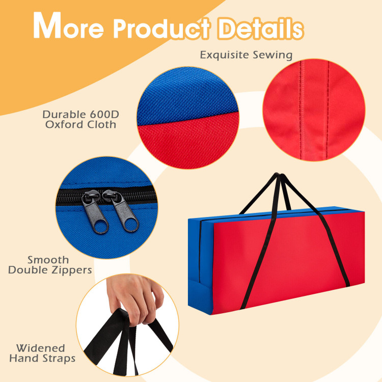 Giant 4 in A Row Connect Game Carry Storage Bag for Life Size Jumbo 4 to Score