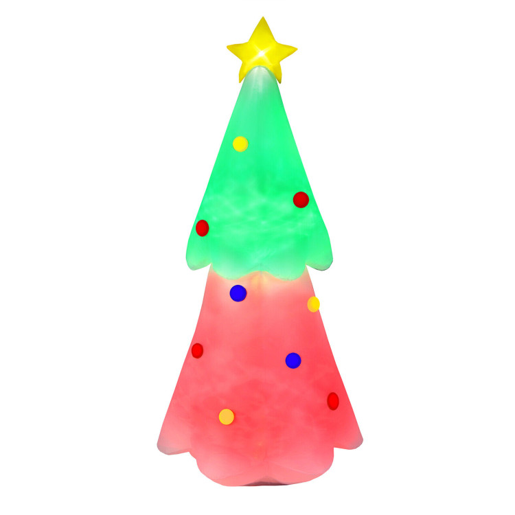 6.2 Feet Inflatable Christmas Tree with Topper Star and LightsCostway Gallery View 1 of 10
