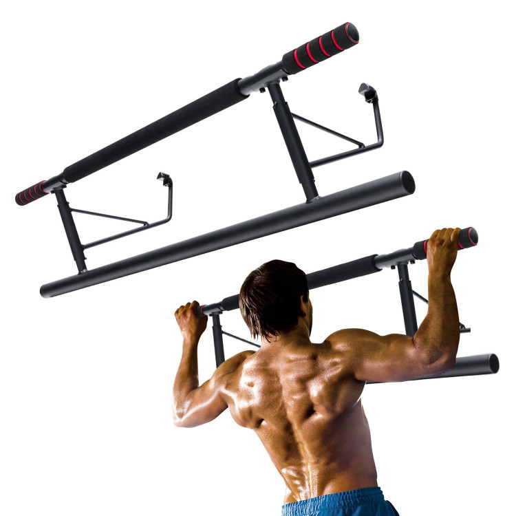 Pull-up Bar for Doorway No Screw for Foldable Strength TrainingCostway Gallery View 4 of 12