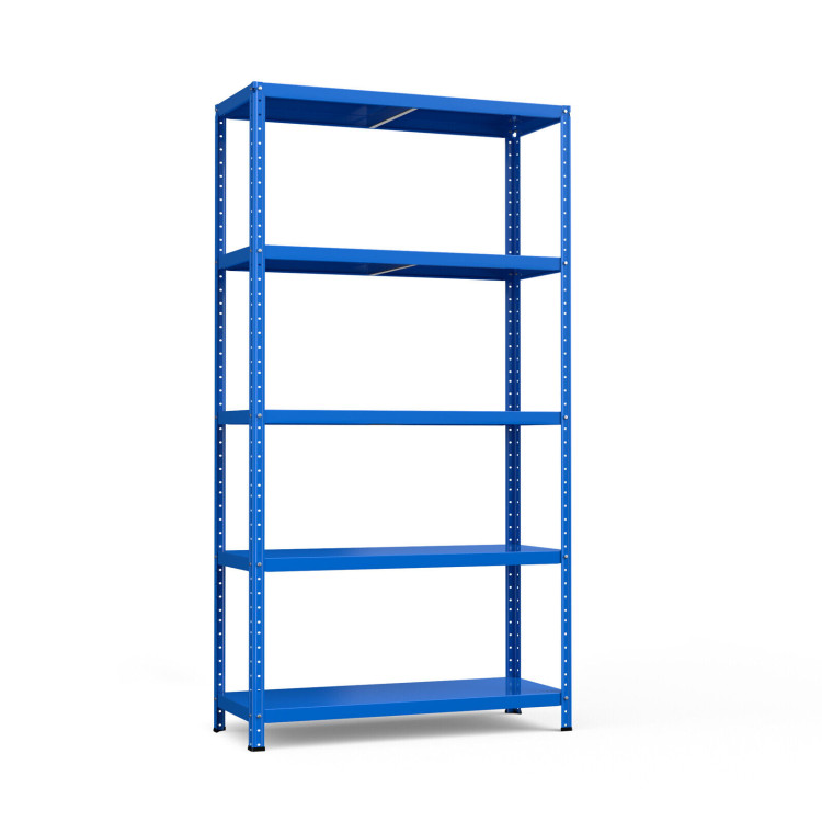 5-Tier Metal Utility Storage Rack for Free Combination-BlueCostway Gallery View 1 of 12