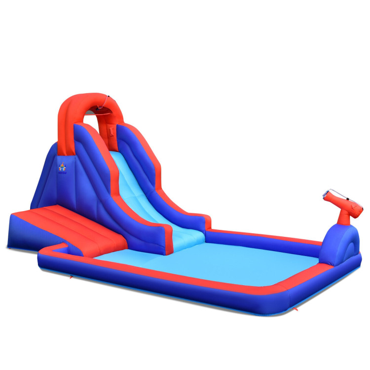 5-in-1 Inflatable Water Slide with Climbing WallCostway Gallery View 1 of 12