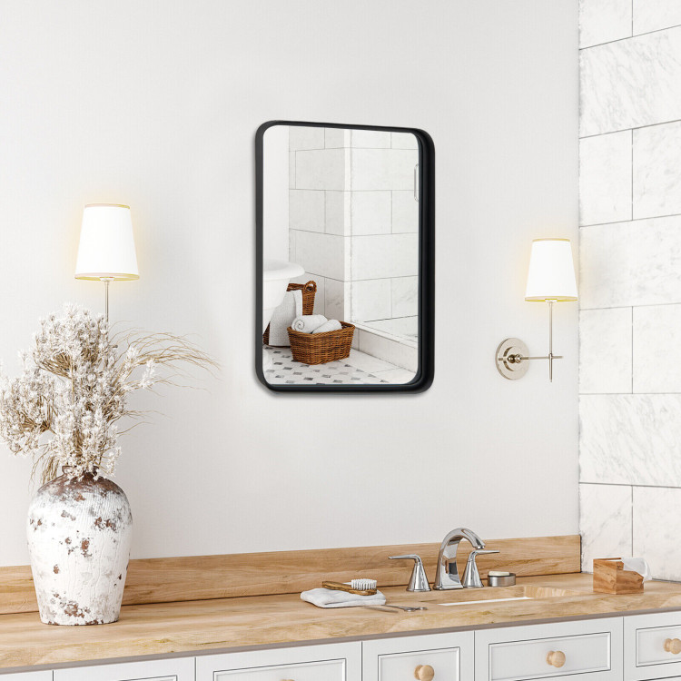 Rectangular Wall Mount Bathroom Mirror Vanity Mirror-SCostway Gallery View 2 of 10