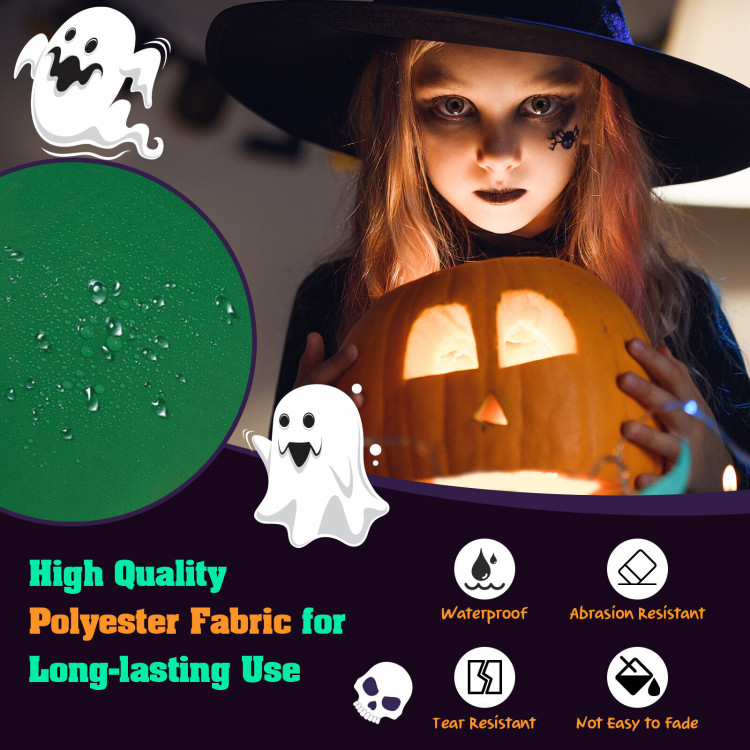8 Feet Halloween Inflatable Witch Decor with Bright LED LightsCostway Gallery View 3 of 10