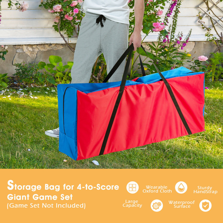 Giant Carry Storage Bag for 4 in a Row Game with Durable ZipperCostway Gallery View 3 of 9