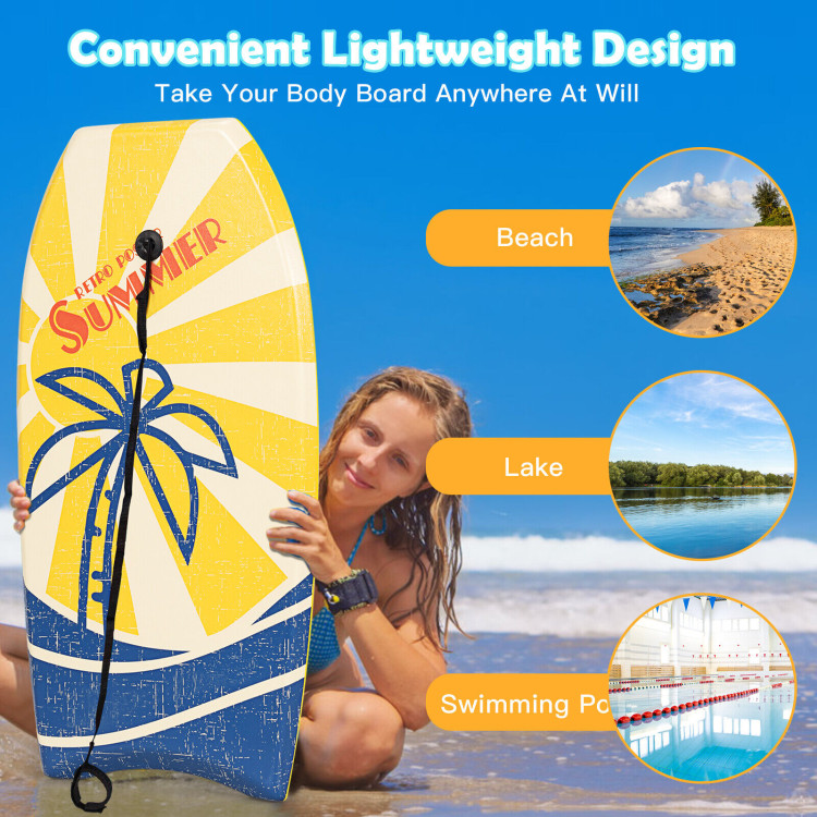 Super Lightweight Surfboard with Premium Wrist Leash-MCostway Gallery View 11 of 11