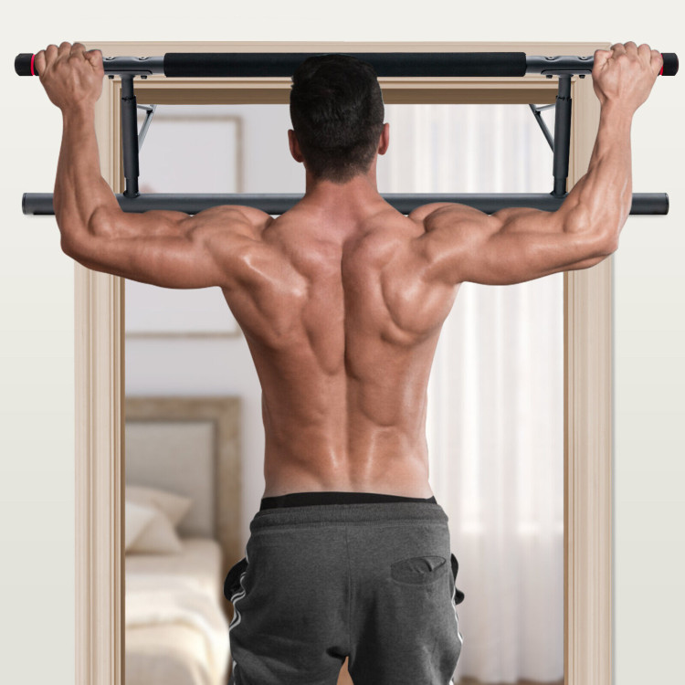 Pull-up Bar for Doorway No Screw for Foldable Strength TrainingCostway Gallery View 8 of 12