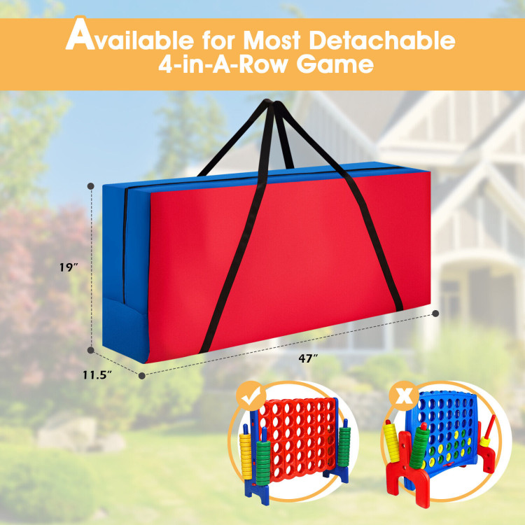 Giant Carry Storage Bag for 4 in a Row Game with Durable ZipperCostway Gallery View 4 of 9