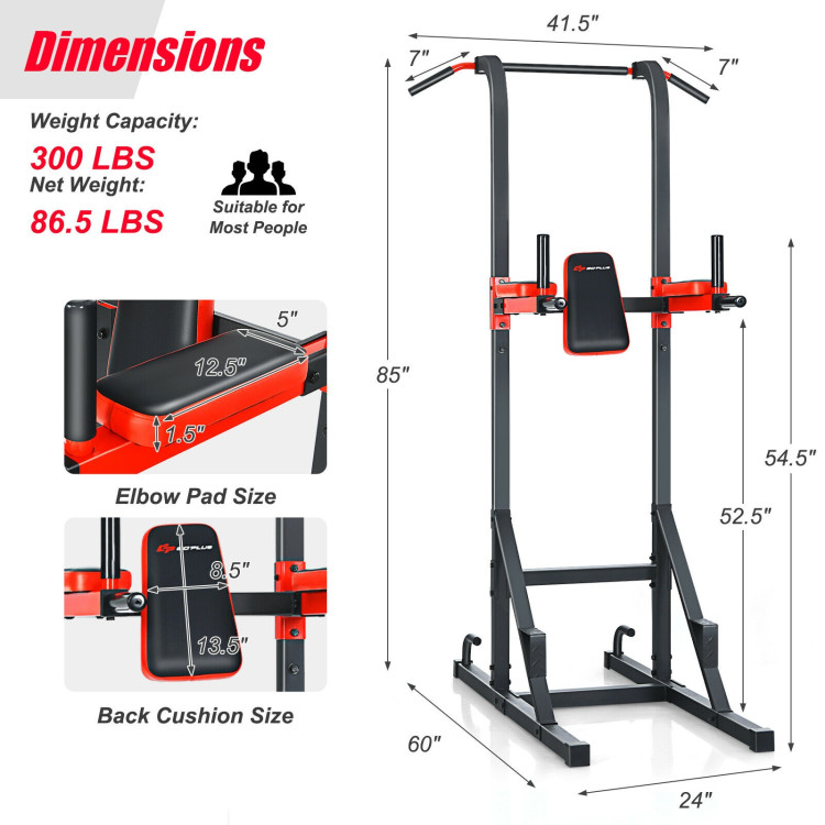 Multi-function Power Tower for Full-body WorkoutCostway Gallery View 4 of 10