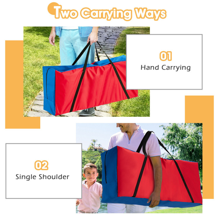 Giant Carry Storage Bag for 4 in a Row Game with Durable ZipperCostway Gallery View 5 of 9