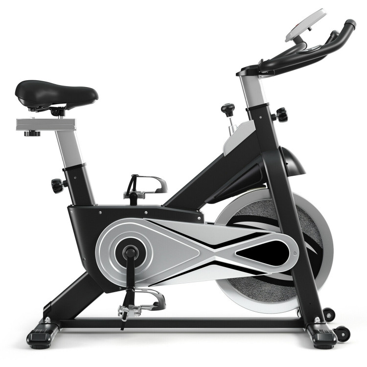Exercise Bike Stationary Cycling Bike with 40 Lbs FlywheelCostway Gallery View 8 of 12