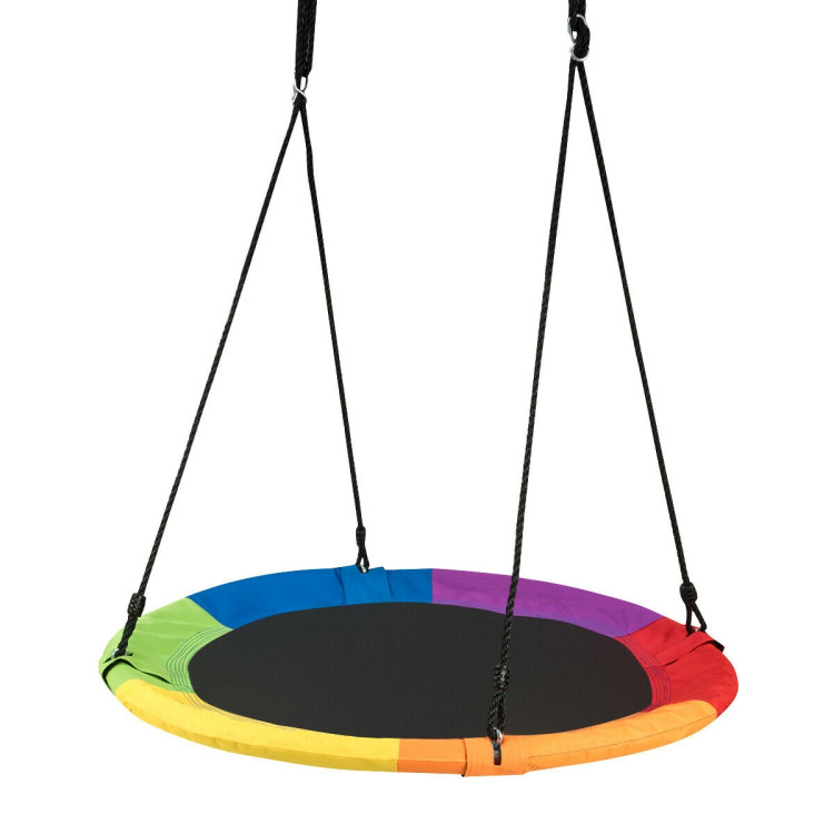 40 Inch Flying Saucer Tree Swing Outdoor Play for KidsCostway Gallery View 1 of 11