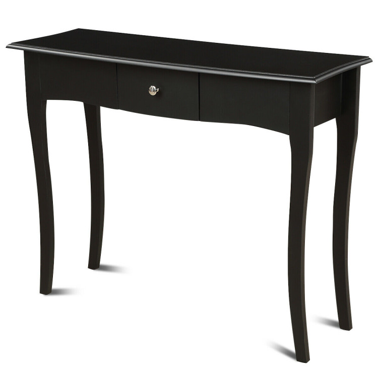 Modern Multifunctional Console Table with Storage DrawerCostway Gallery View 1 of 11