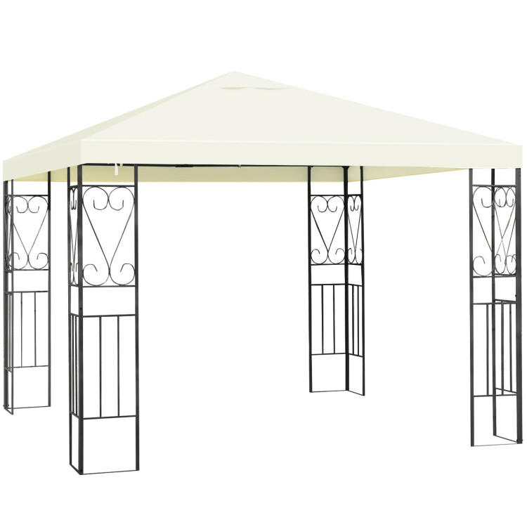 10 x 10 Feet Patio Gazebo Canopy Tent Garden ShelterCostway Gallery View 1 of 12