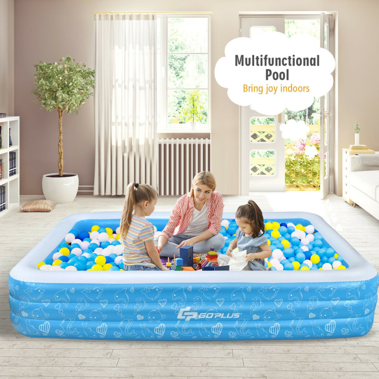 Inflatable Full-Sized Family Swimming PoolCostway Gallery View 11 of 11