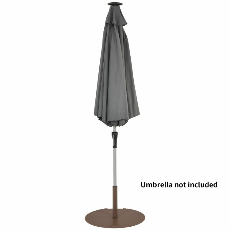 50 lbs Umbrella Base Stand with Wheels for PatioCostway Gallery View 11 of 11