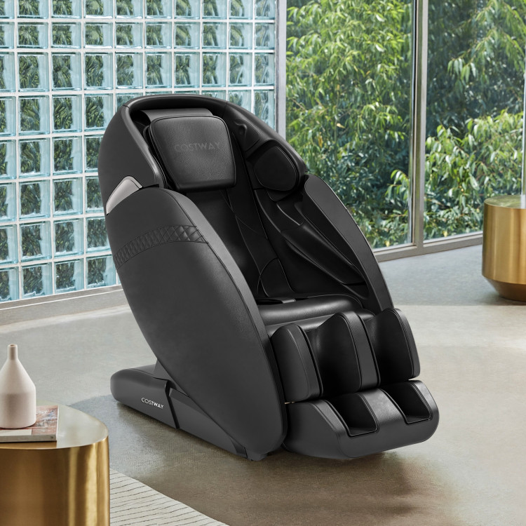 Electric Zero Gravity Massage Chair with SL Track-BlackCostway Gallery View 2 of 14
