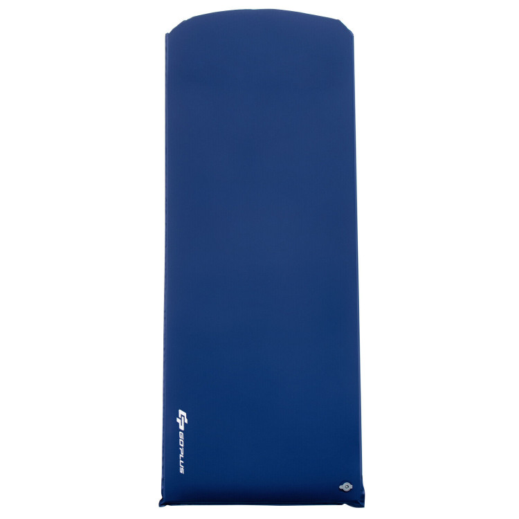 Self-inflating Lightweight Folding Foam Sleeping Cot with Storage bag-BlueCostway Gallery View 8 of 10