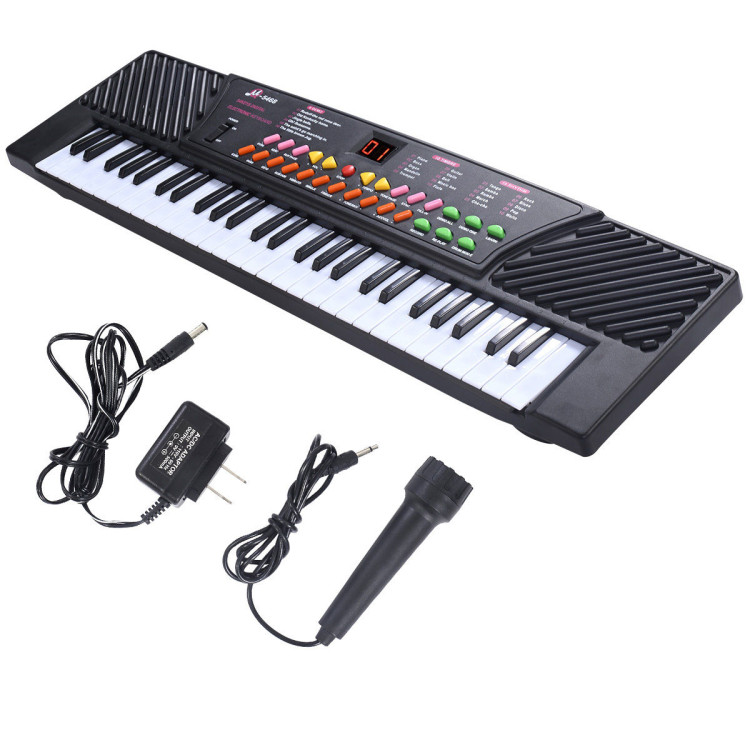 54 Keys Kids Electronic Music PianoCostway Gallery View 1 of 15