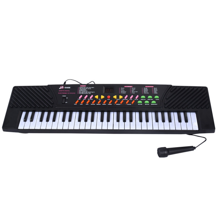 54 Keys Kids Electronic Music PianoCostway Gallery View 2 of 15