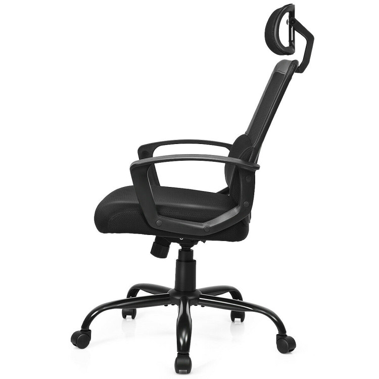 Mesh Office Chair High Back Ergonomic Swivel ChairCostway Gallery View 7 of 11