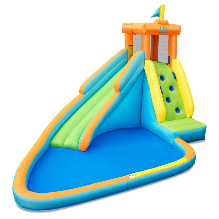 Inflatable Water Slide Bounce House Without BlowerCostway Gallery View 1 of 12