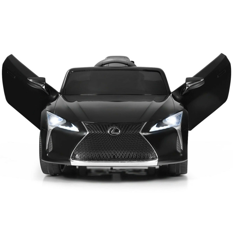Kids Ride Lexus LC500 Licensed Remote Control Electric Vehicle-BlackCostway Gallery View 1 of 12