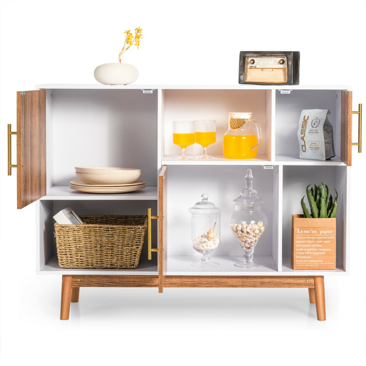 Sideboard Storage Cabinet with Storage CompartmentsCostway Gallery View 8 of 12
