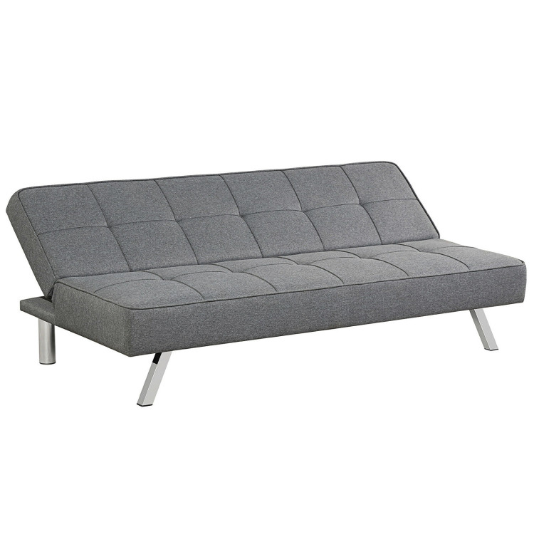 3-Seat Convertible Sofa Bed with High-Density Sponge for Living RoomCostway Gallery View 7 of 12
