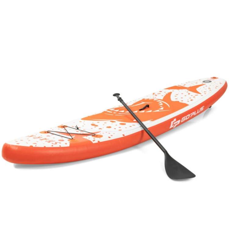 Inflatable Stand Up Paddle Board with Backpack Aluminum Paddle Pump-MCostway Gallery View 4 of 10