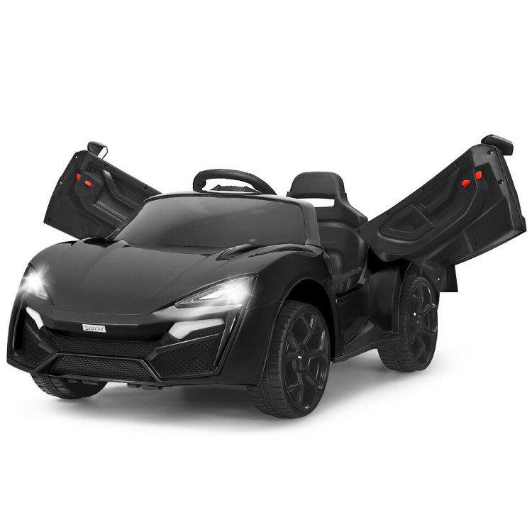 12V 2.4G RC Electric Vehicle with Lights-BlackCostway Gallery View 8 of 13