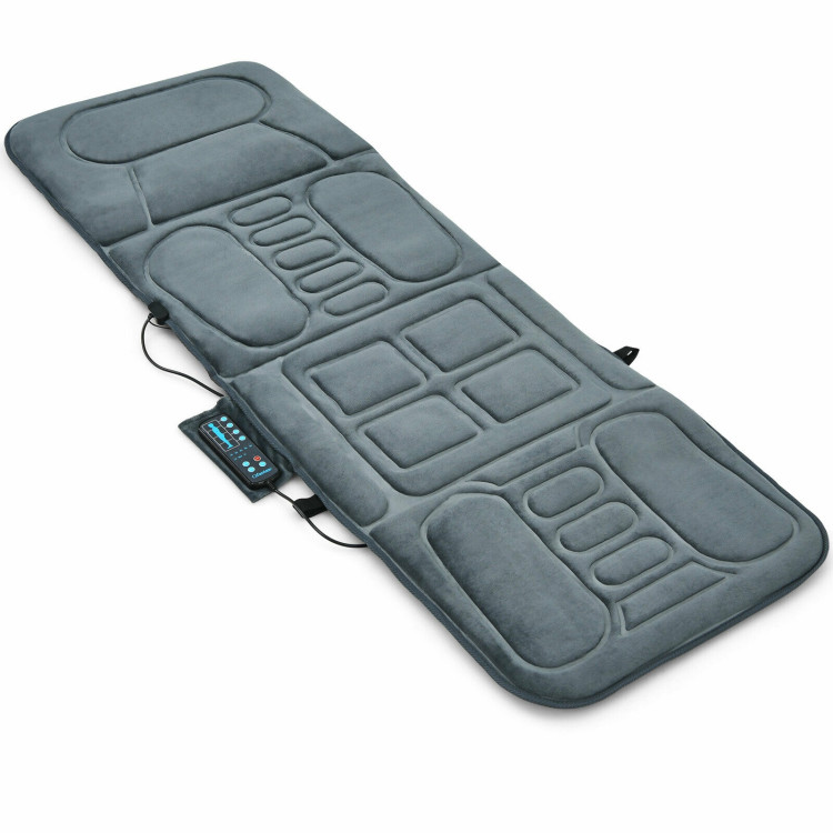Foldable Massage Mat with Heat and 10 Vibration MotorsCostway Gallery View 1 of 12