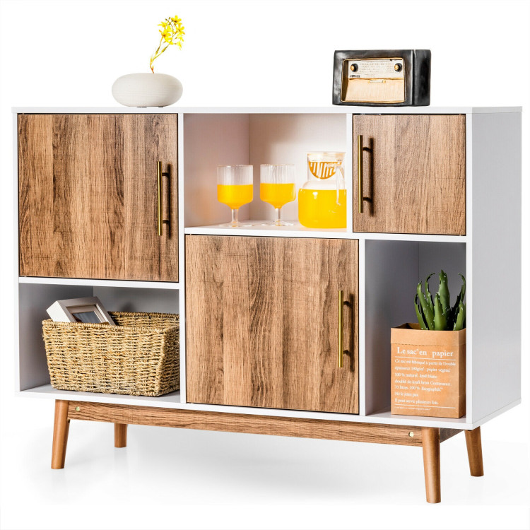Sideboard Storage Cabinet with Storage CompartmentsCostway Gallery View 9 of 12
