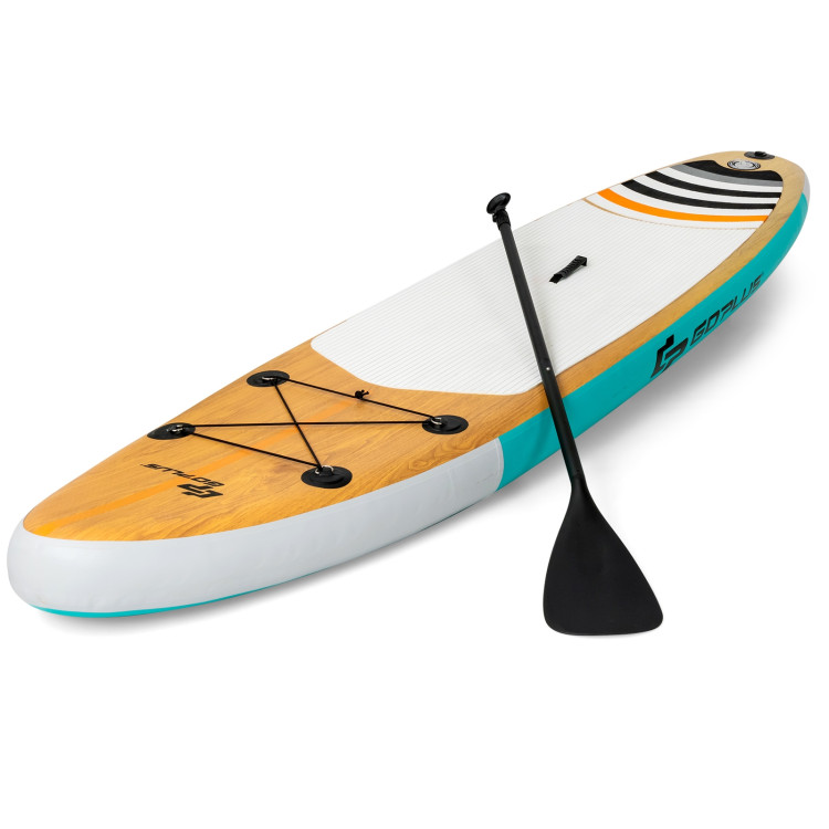 10' Inflatable Stand up Paddle Board Surfboard SUP with BagCostway Gallery View 8 of 12