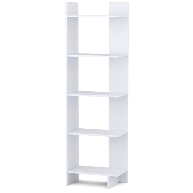 5-tier Freestanding Decorative Storage Display Bookshelf Costway Gallery View 1 of 13