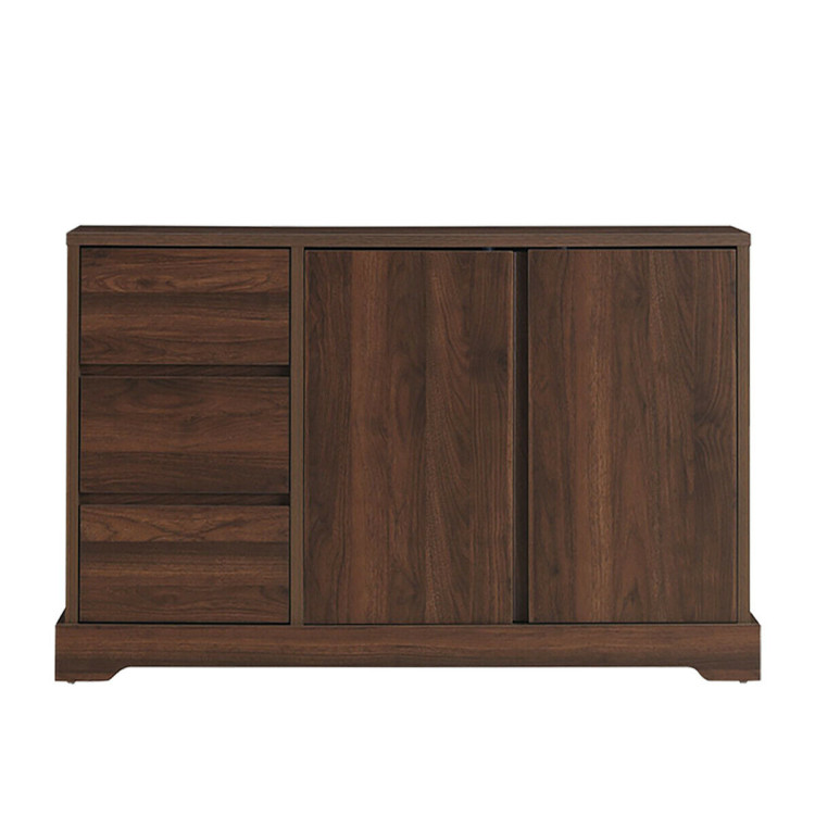 Buffet Sideboard Storage Console Table with 3 Drawers and 2-Door CabinetsCostway Gallery View 11 of 12