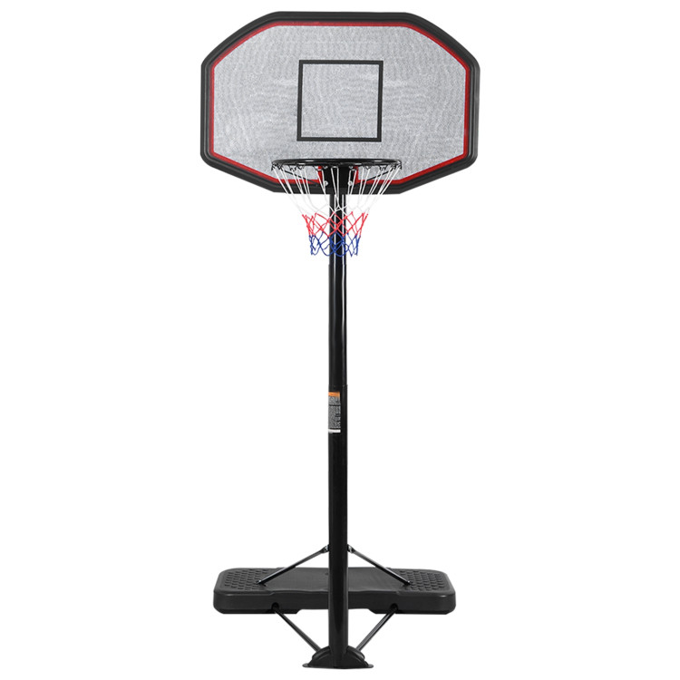 43 Inch Indoor/Outdoor Height Adjustable Basketball HoopCostway Gallery View 8 of 10