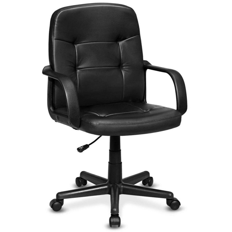 Ergonomic Mid-back Executive Office Chair Swivel Computer ChairCostway Gallery View 1 of 8