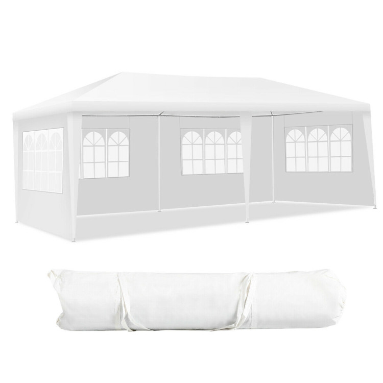 10 x 20 Feet Outdoor Party Wedding Canopy Tent with Removable Walls and Carry BagCostway Gallery View 14 of 14