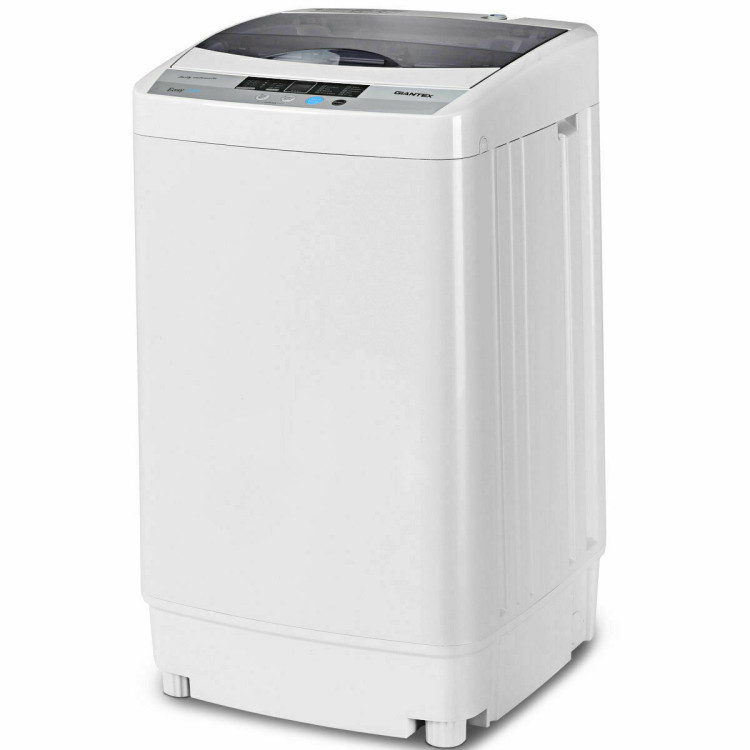 9.92 lbs Full-automatic Washing Machine with 10 Wash ProgramsCostway Gallery View 1 of 10