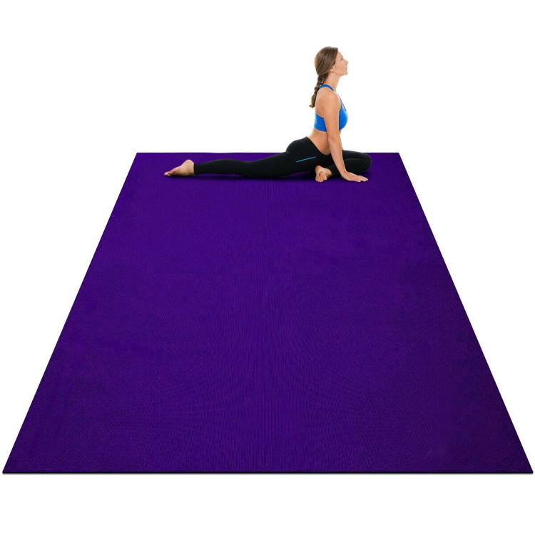 Workout Yoga Mat for Exercise-PurpleCostway Gallery View 9 of 12