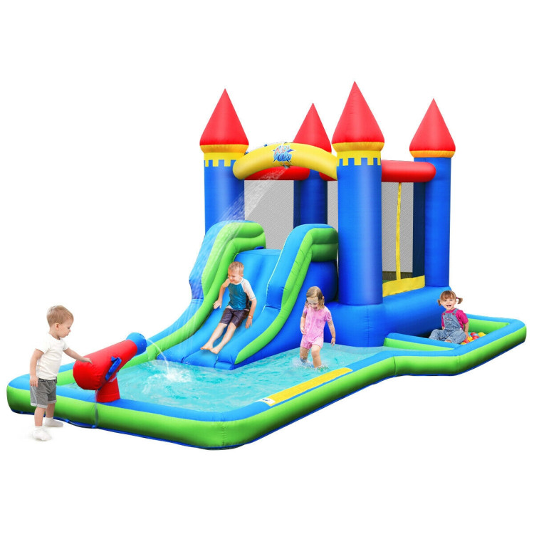 Kids Inflatable Bounce House Water Slide without BlowerCostway Gallery View 8 of 12