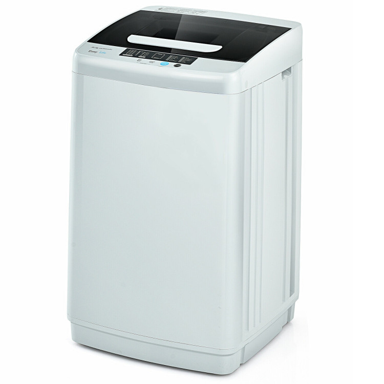 8.8 lbs Portable Full-Automatic Laundry Washing Machine with Drain PumpCostway Gallery View 3 of 12