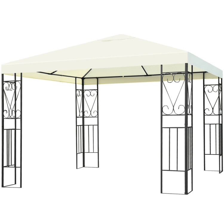 10 x 10 Feet Patio Gazebo Canopy Tent Garden ShelterCostway Gallery View 7 of 12