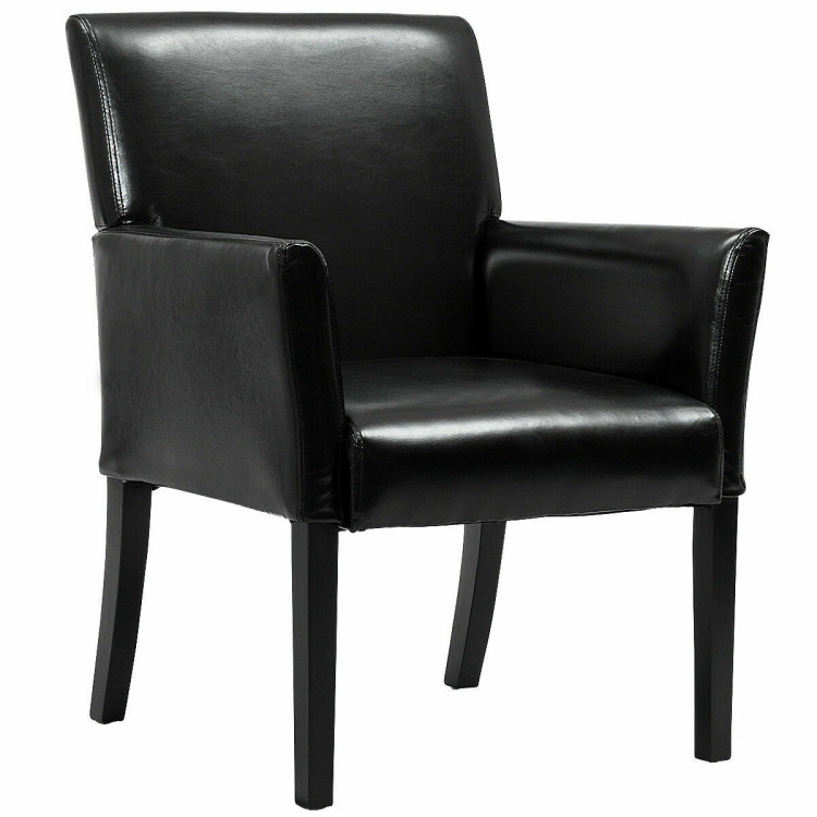 Modern PU Leather Executive Arm Chair SofaCostway Gallery View 1 of 9