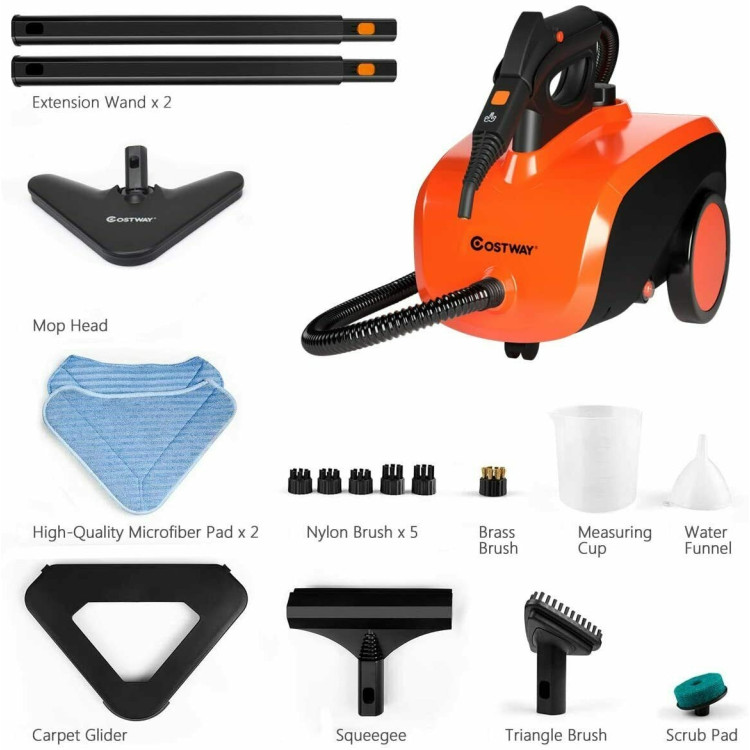 Heavy Duty Household Multipurpose Steam Cleaner with 18 AccessoriesCostway Gallery View 11 of 11