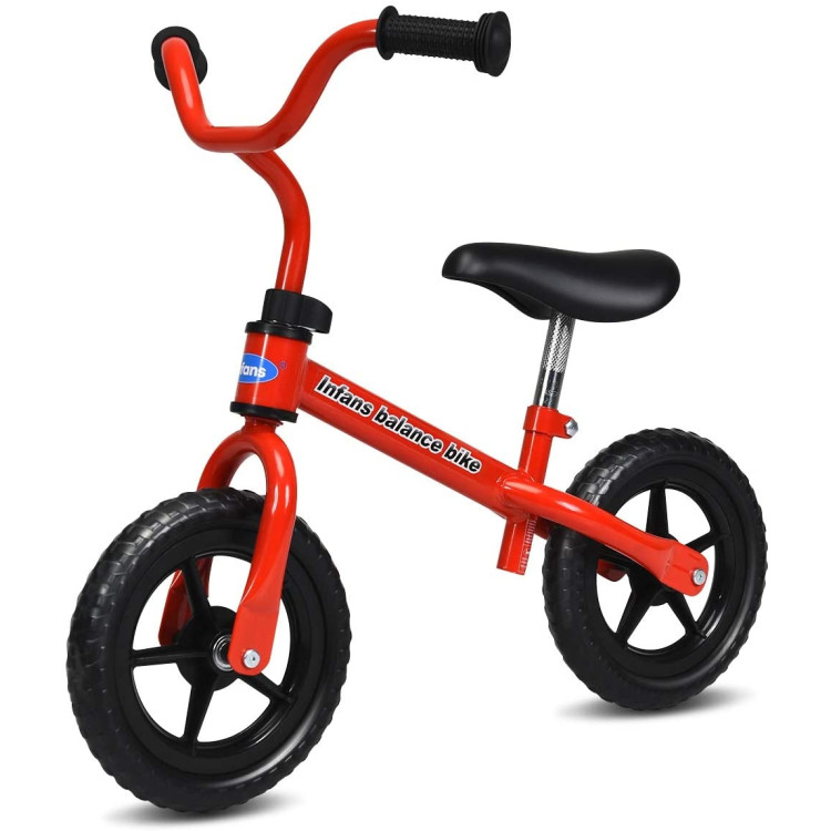 Adjustable Toddler Running Balance Bike with Non-slip Handle-RedCostway Gallery View 2 of 7