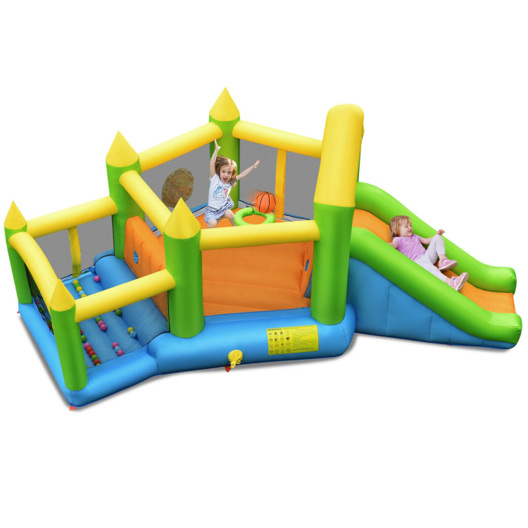 Inflatable Ball Game Bounce House Without BlowerCostway Gallery View 3 of 12