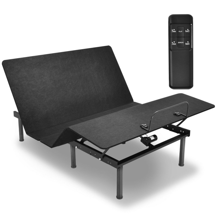 Queen Size Adjustable Bed Base Frame with Wireless Remote ControlCostway Gallery View 7 of 12