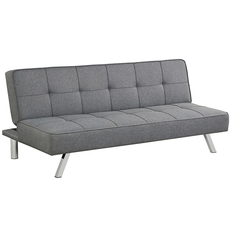 3-Seat Convertible Sofa Bed with High-Density Sponge for Living RoomCostway Gallery View 1 of 12